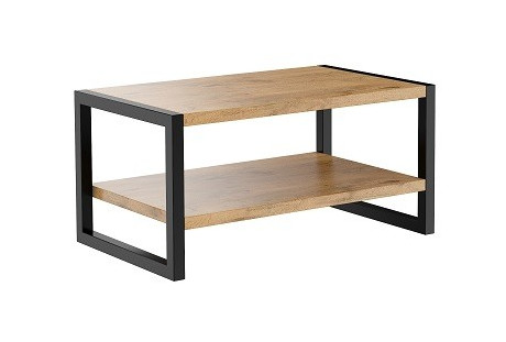 Stolik kawowy w stylu industrialnym Roma - dÄb lancelot