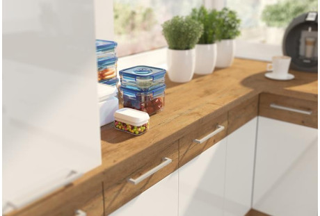 Kuchnia Vigo biały połysk - 2,7m