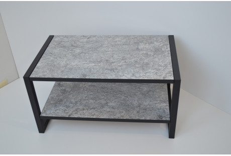 Stolik kawowy w stylu industrialnym Roma - arian niebieski