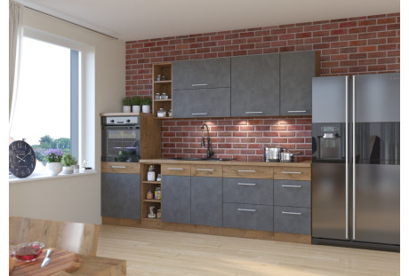 Kuchnia Vigo matera układ 2,7m, pj-trade