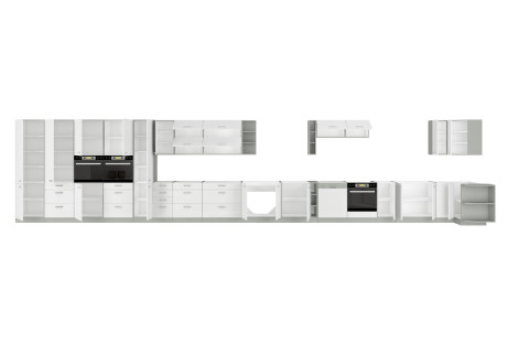 Szafka cargo 15 cm, 15 D CARGO - Bianca