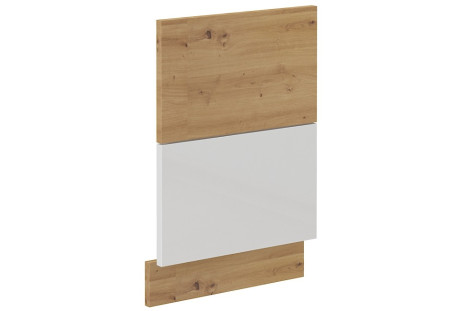 FRONT DO ZMYWARKI 45CM ZM 570*446  - ARTISAN BIAŁY POŁYSK pj-meble