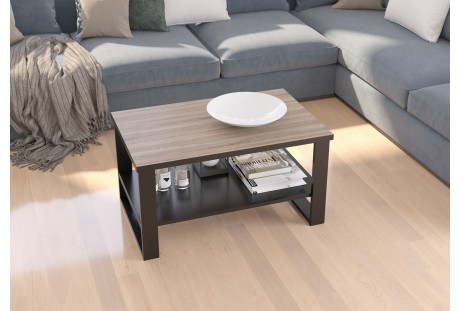 Stolik kawowy w stylu industrialnym Galia - Sonoma Trufel