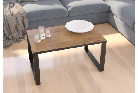 Stolik kawowy Eko styl industrialny - dąb Lancelot