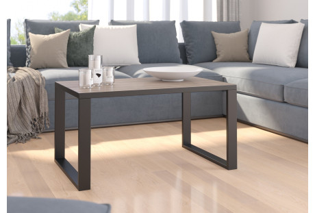 Stolik kawowy Eko styl industrialny - Dąb Sonoma Trufel