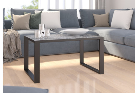 Stolik kawowy Eko styl industrialny - Aran Niebieski