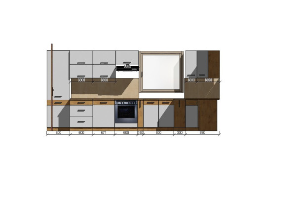 Meble kuchenne Vigo biały połysk /...