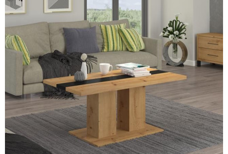 Stolik kawowy / ława Boston dąb artisan pj-meble