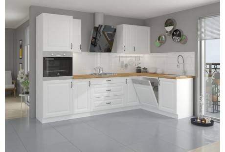 kuchnia Stilo wh/wh 2,85 x 1,7 blat artisan