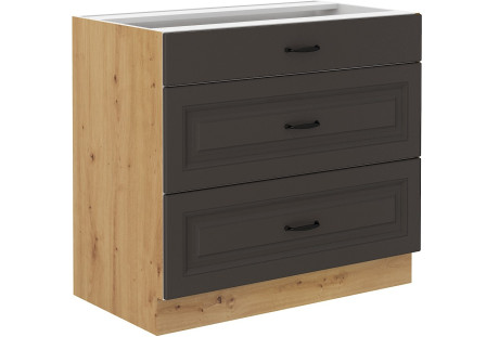 80 D 3S BB - STILO GRAFIT / DĄB ARTISAN