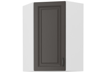 Szafka narożna górna 58*58 GN-90 1F - STILO GRAFIT / BIAŁY