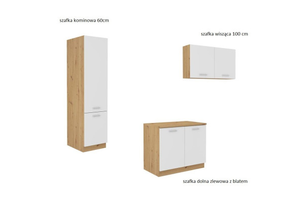 Bufet Maria + komin + szafka