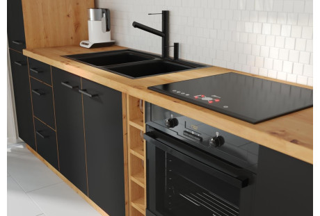 Kuchnia Modena ustawienie na 300cm, pj-meble