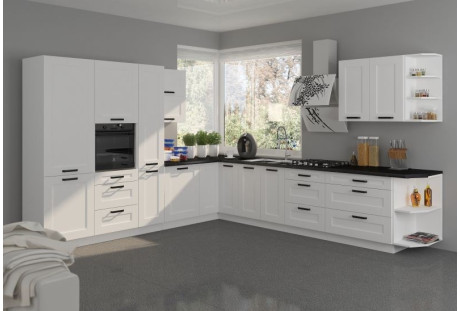 Kuchnia Luna biała, 3,1m x 3,4 m