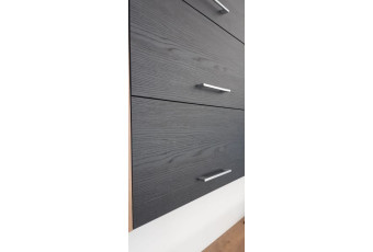 Szafka wysoka 60 cm,  60 DKS-210 3S 1F -  VIGO DARK WOOD,... 2
