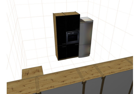 Meble kuchenne Modena, zam klienta 3m na 1,6