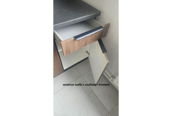 Kuchnia Mona, 260 cm, orzech okapi /...