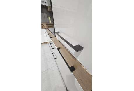 Szafka narożna 89x89 DN 1F BB - VIGO BIAŁY POŁYSK