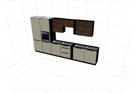 Meble kuchenne Arko- Mona zam klienta 3,75 m