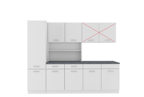 Bufet Maria + komin + szafka zlew